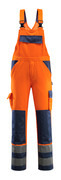 07169-860-141 Snickarbyxor med knäfickor - hi-vis orange/marin