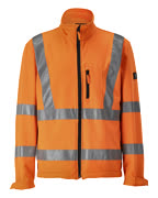 08005-159-14 Softshelljacka - hi-vis orange