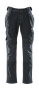 15131-207-86 Jeans med hängfickor - mörk blå denim
