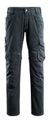 15179-207-86 Jeans med knäfickor - mörk blå denim