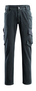 15279-207-86 Jeans med lårfickor - mörk blå denim
