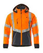 15502-246-14010 Softshelljacka - hi-vis orange/mörk marin