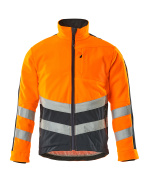15503-259-14010 Fleecejacka - hi-vis orange/mörk marin