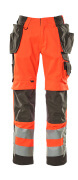 15531-860-14010 Byxor med hängfickor - hi-vis orange/mörk marin