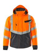 15535-231-14010 Vinterjacka - hi-vis orange/mörk marin