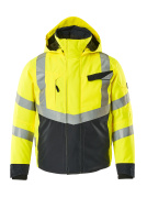 15535-231-14010 Vinterjacka - hi-vis orange/mörk marin