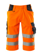15549-860-14010 Shorts, långa - hi-vis orange/mörk marin