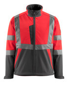 15902-253-17010 Softshelljacka - hi-vis gul/mörk marin