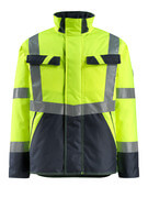 15935-126-17010 Vinterjacka - hi-vis gul/mörk marin