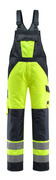 15969-948-14010 Snickarbyxor med knäfickor - hi-vis orange/mörk marin