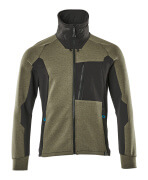 17484-319-01009 Sweatshirt med blixtlås - mörk marin/svart