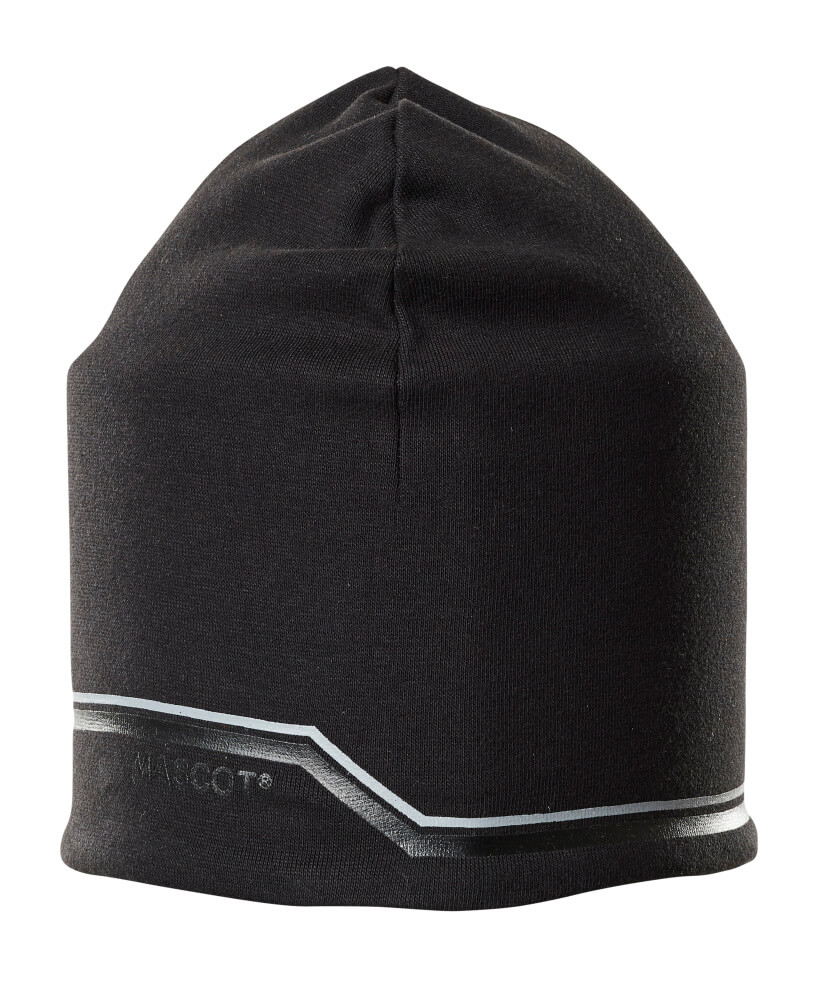 18150-807-09 Stickad mössa - svart