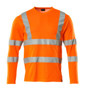 18281-995-14 T-shirt, långärmad - hi-vis orange