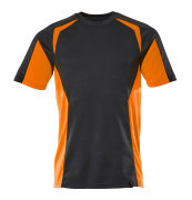 22082-771-01014 T-shirt - mörk marin/hi-vis orange